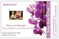 Massage spaarkaart